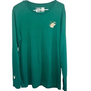 Dutch Bros NWT BRAND NEW IN PACKAGE Green Long Sleeve WOMEN’S SMALL Wolf Bones